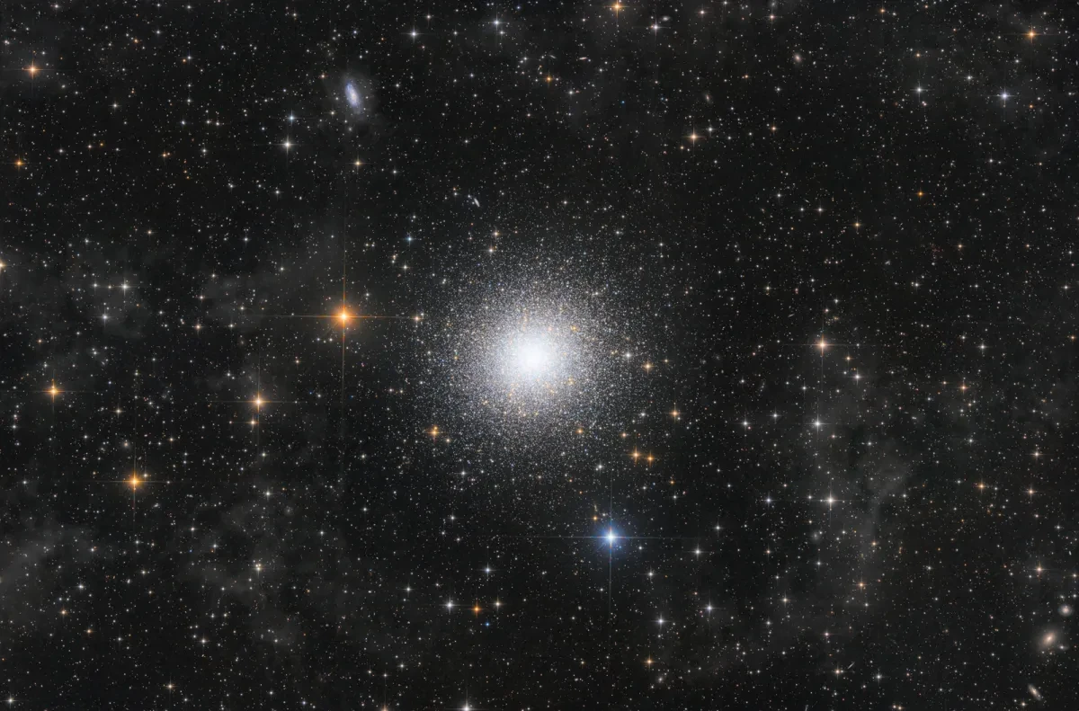 A large star cluster surrounding the Milky Way filled with galaxies